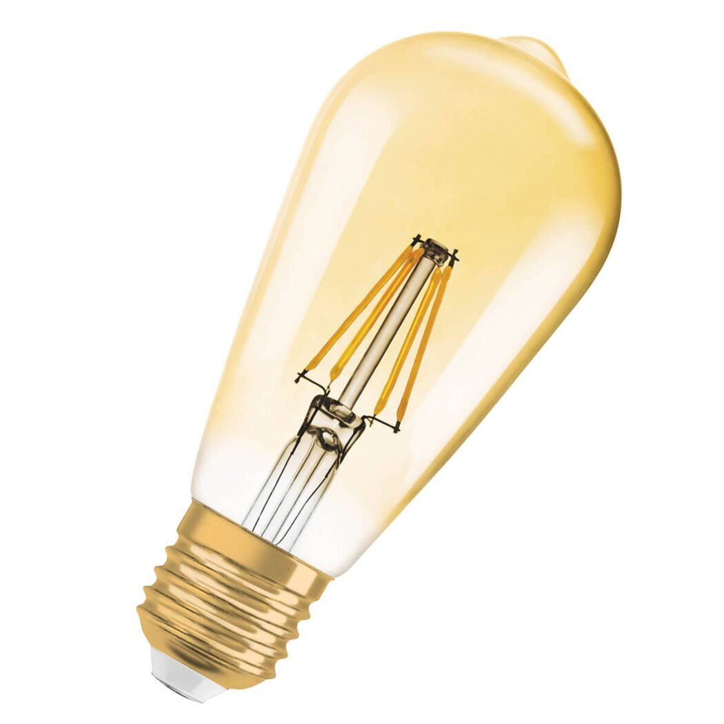LED žiarovka zlatá E27 2