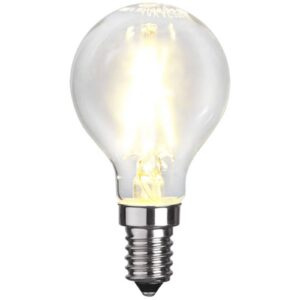 LED kvapková žiarovka E14 P45