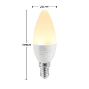 Lindby LED žiarovka E14 C35